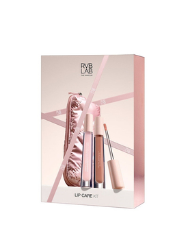 RVB LAB The Make Up Lip Care Kit - zestaw do ust - 3,5ml + 3,5ml + kosmetyczka