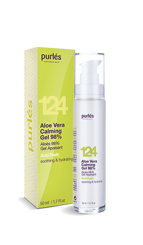 Purles 124 Aloe Vera Calming Gel 98% - kojący żel aloesowy - 50ml