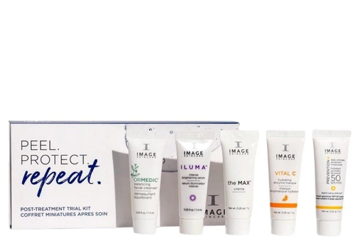 Image Skincare Post Treatment Travel Trial Kit - zestaw produktów po profesjonalnym zabiegu złuszczającym - 5x7g