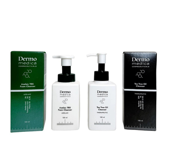 Dermomedica Tea Tree Oil Cleanser + Azelaic TRX Foam Cleanser - olejek myjący + pianka do mycia twarzy - 2x150ml