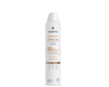 Sesderma Repaskin Transparent Spray Aerosol (SPF50) - spray przeciwsłoneczny do ciała - 200ml